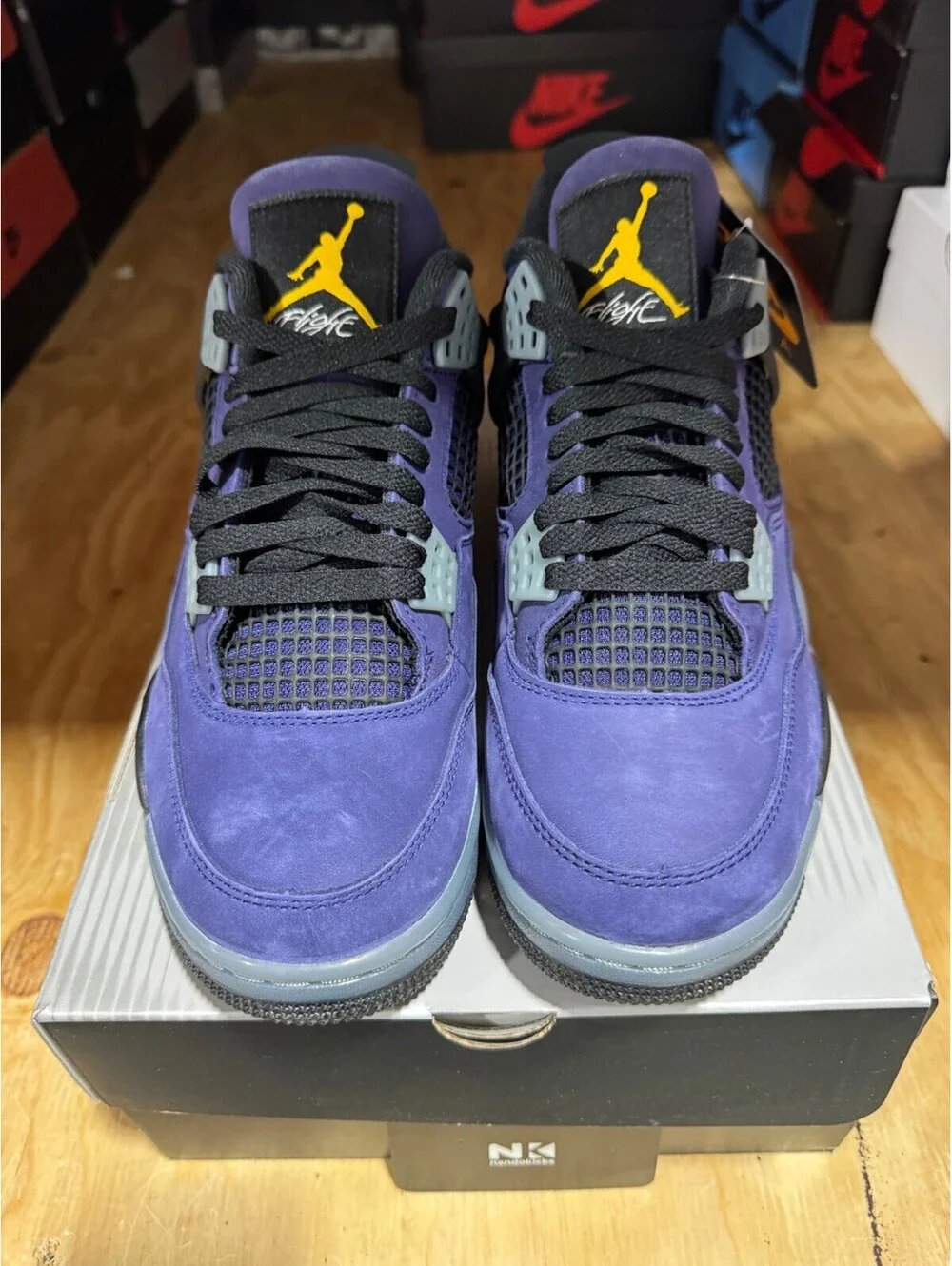 Air Jordan 4 Retro 'Lakers' FV5029-500 BRAND NEW MENS SIZE 12